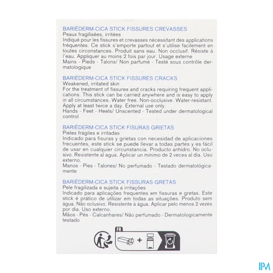 Uriage Bariederm Fissures-crevasses Stick 22g
