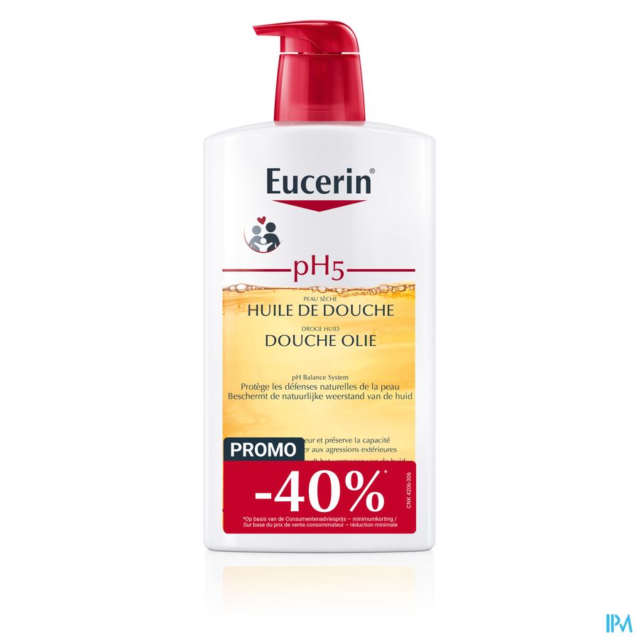 Eucerin Ph5 Huile Douche 1l Promo -40%