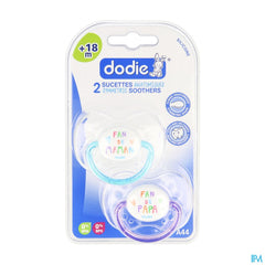 Dodie Sucette Anatomique Silic. +18m Fan A44 2