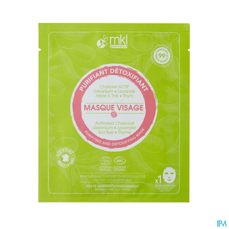 Mkl Masque Visage Purifiant Detox Cosmos Sach 10ml