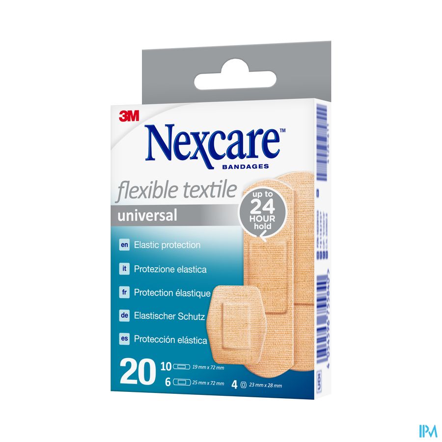 Nexcare 3m Flexible Textile Universal Strips 20