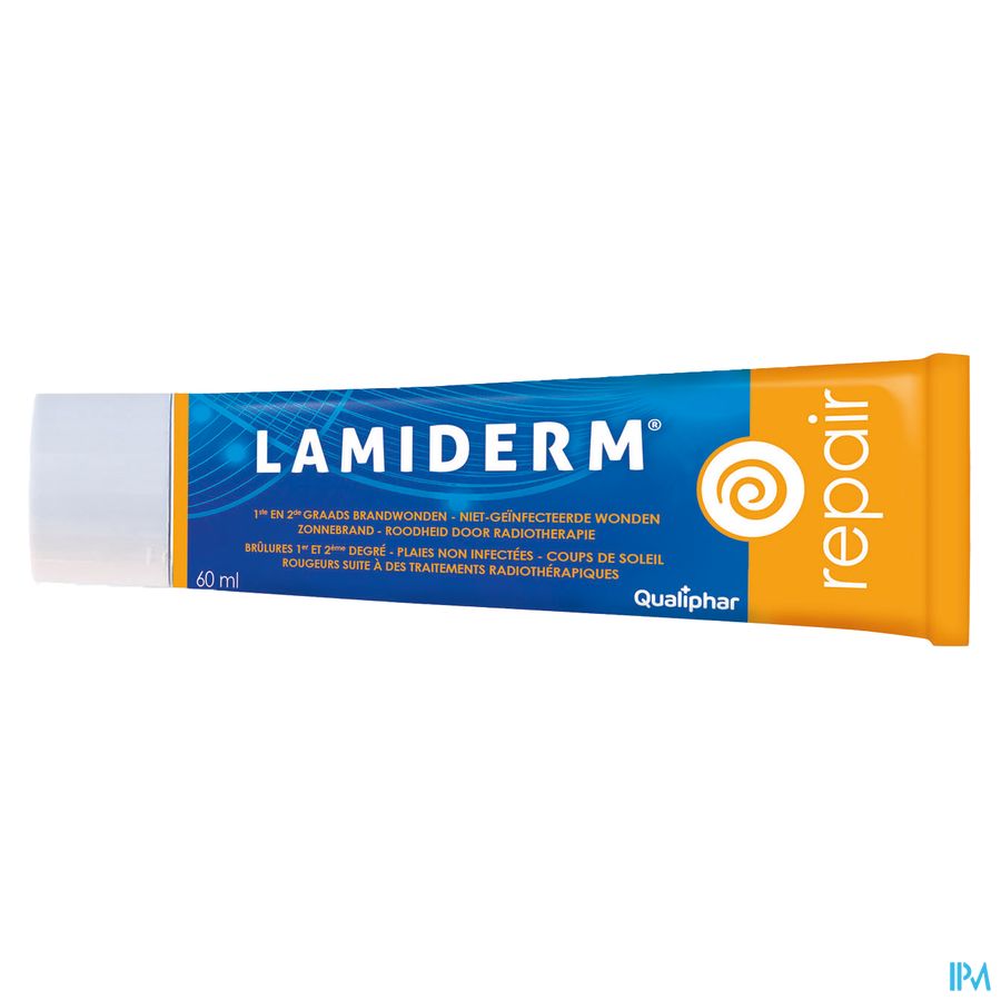 Lamiderm Repair émulsion de plaie 60 ml - plaies, brûlures