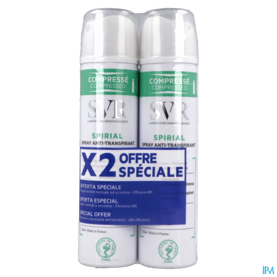 Svr Spirial Spray Duo 2x75ml