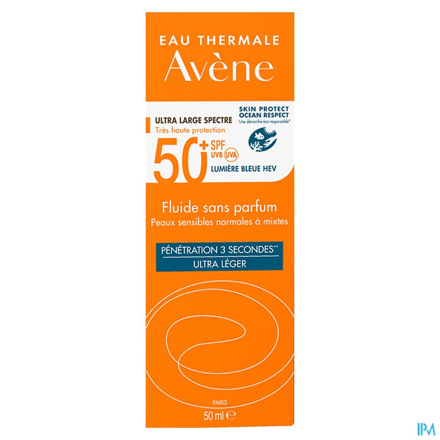 Eau Thermale Avène - Fluide sans parfum SPF 50+