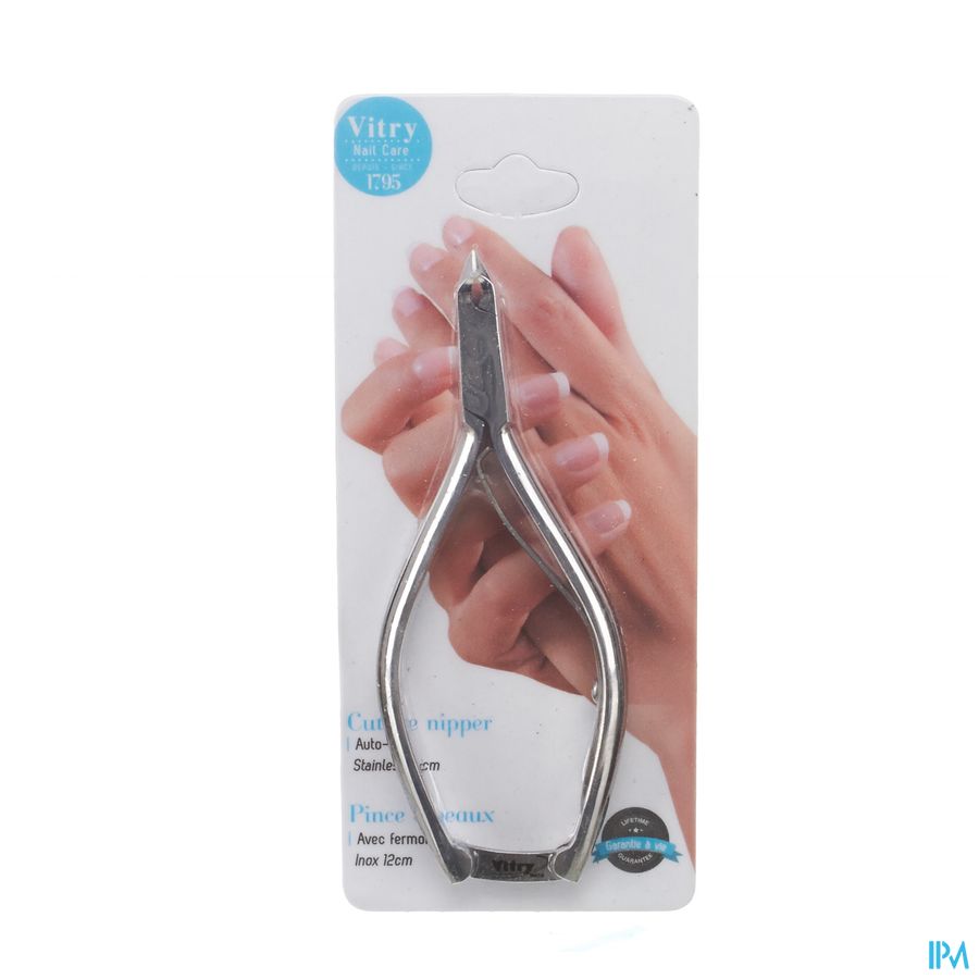 PINCE A  PEAUX "FERMOIR" 12CM INOX