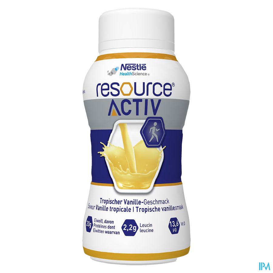 Resource Activ Vanille Tropicale 4x200ml