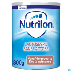 Nutrilon Sans Lactose | Lait pour Nourrissons dès la naissance  | Lait en Poudre pour Biberon | Boite 800g