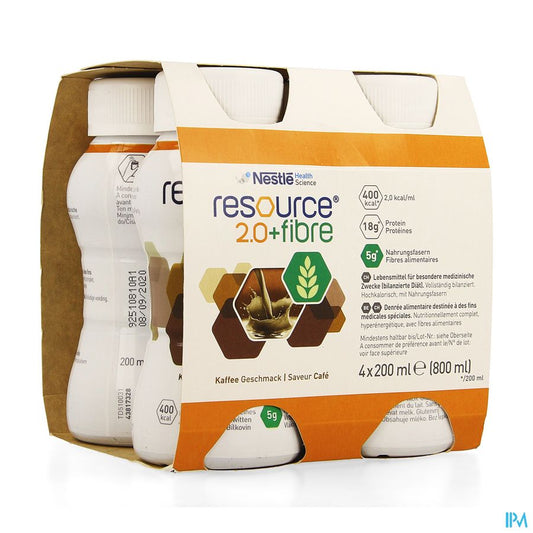 Resource 2.0 Fibre Cafe 4x200ml 12100790