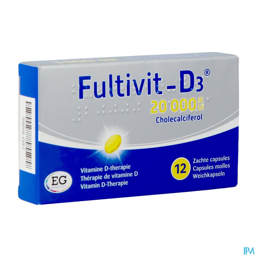 Fultivit-d3 20000iu Caps Molle 12