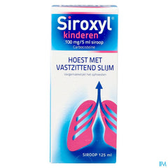 Siroxyl Sirop Enfants/kinderen 125ml 100mg/5ml