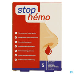 Stop Hemo Ouate Steril 5x4cm