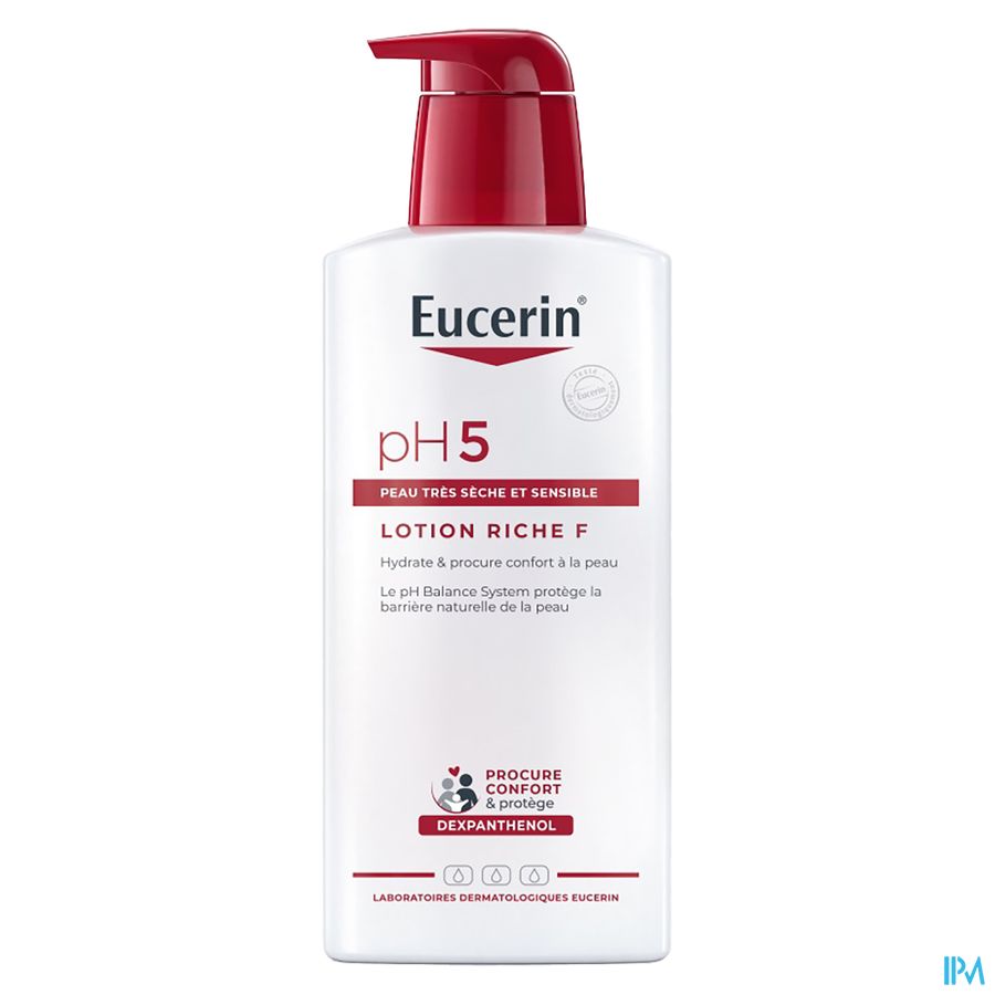 pH5 Lotion Riche F Peau Très Sèche et Sensible avec pompe 400ml