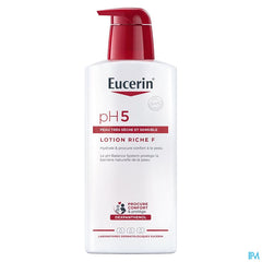 pH5 Lotion Riche F Peau Très Sèche et Sensible avec pompe 400ml
