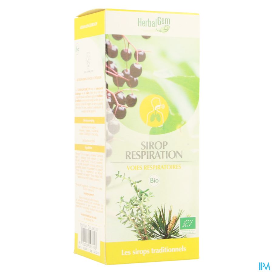 Herbalgem Sirop Respiration Bio Enf-adulte 150ml