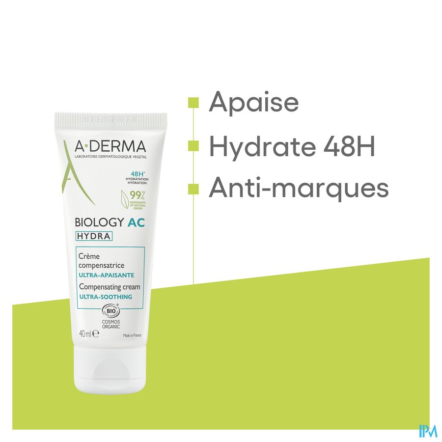 A-DERMA BIOLOGY AC HYDRA  - Effets desséchant traitements irritants contre les boutons et les cicatrices