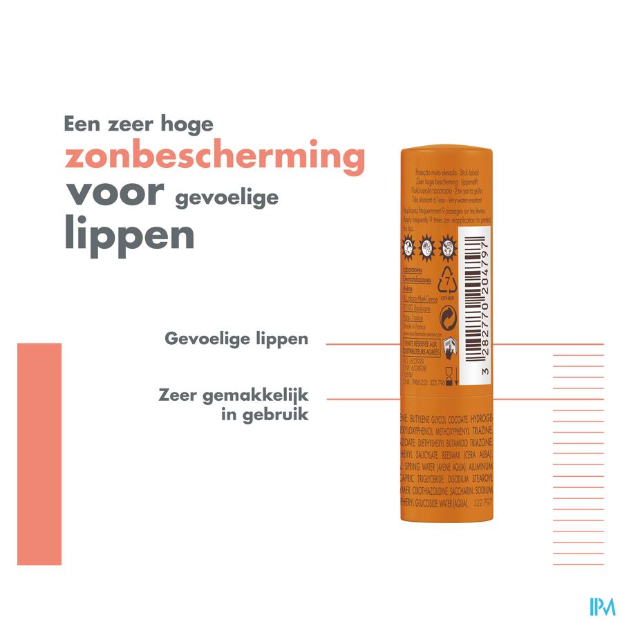 Eau Thermale Avène - Stick lèvres SPF 50+