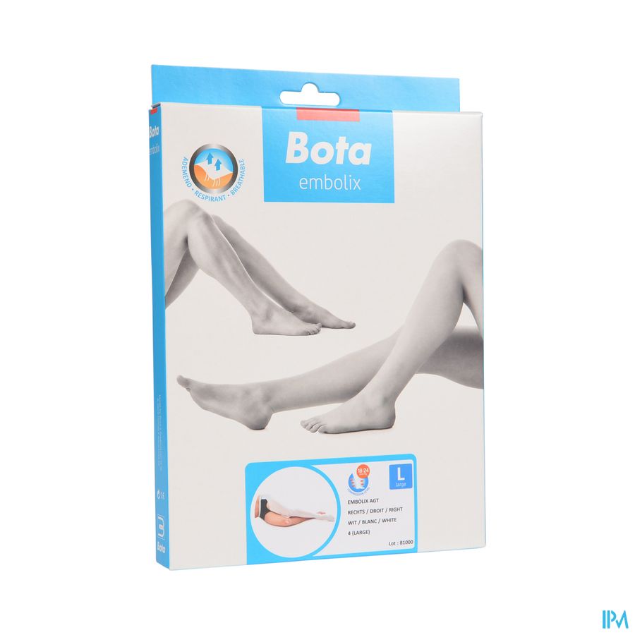 BOTA EMBOLIX AGT-DROIT BLANC \ N4 = LARGE