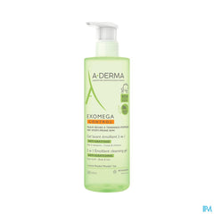 A-DERMA - EXOMEGA CONTROL GEL LAVANT ÉMOLLIENT 2 EN 1 ANTI-GRATTAGE - Peau fragile à tendance atopique