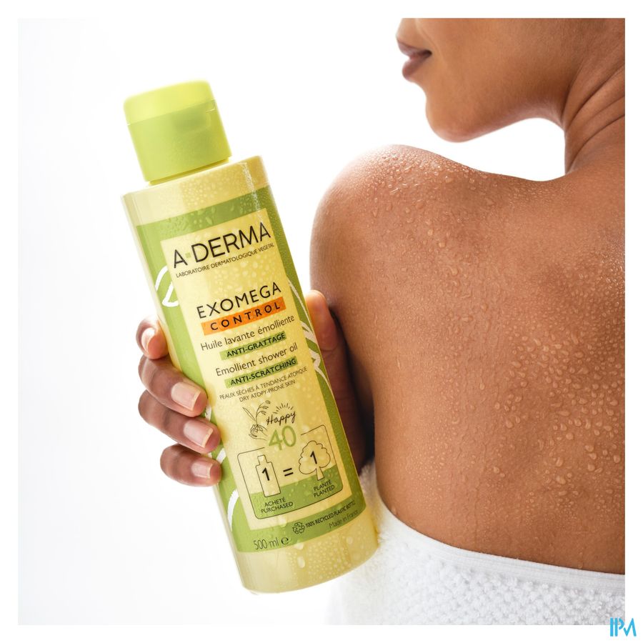 A-DERMA - EXOMEGA CONTROL HUILE LAVANTE ÉMOLLIENT ANTI-GRATTAGE REFILL peau à tendance atopique