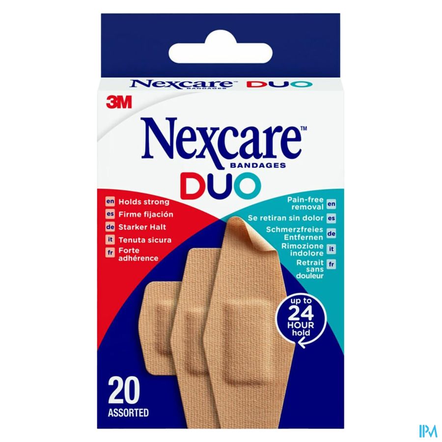 Nexcare 3m Duo Pansement Assortiment 20