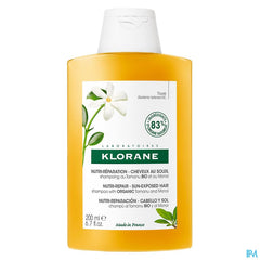 Klorane Shampoing nutritif après-soleil - Cheveux exposés au soleil - au Monoï & Tamanu BIO