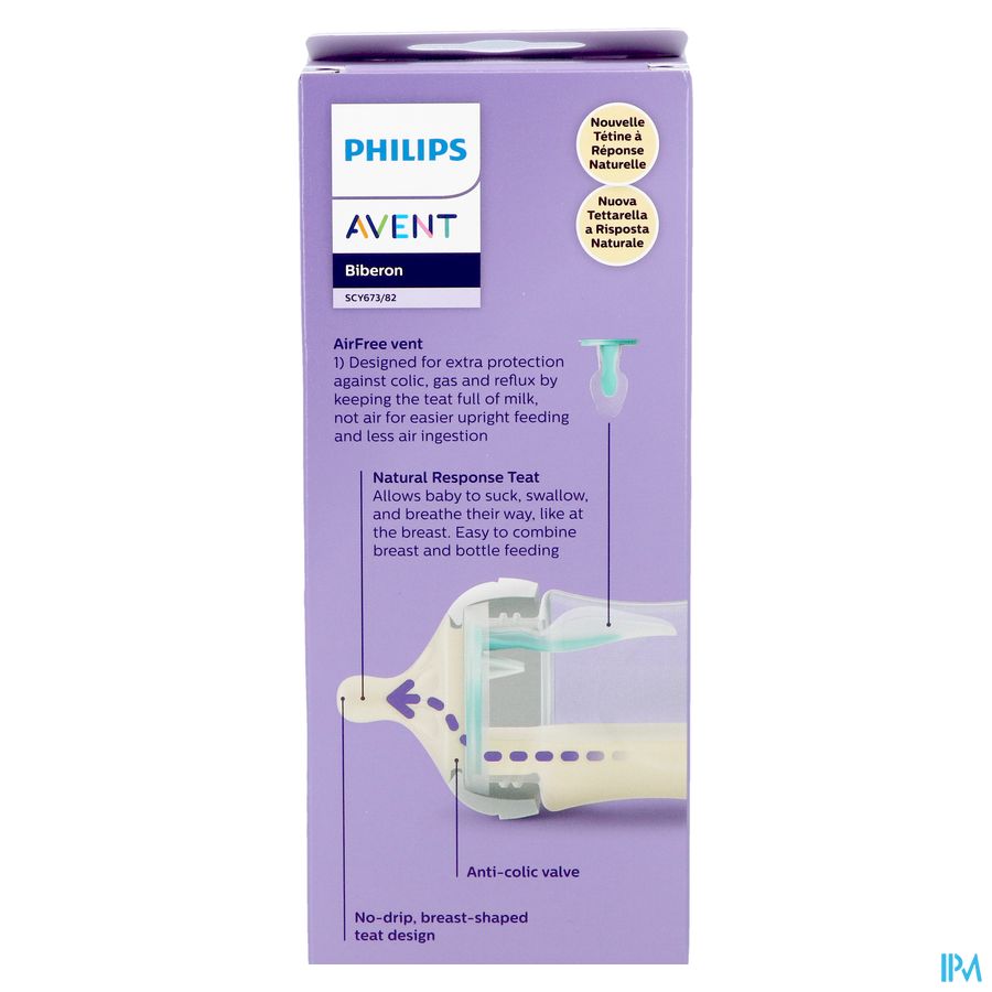 Philips Avent Natural 3.0 Airfree Bib.ours 260ml