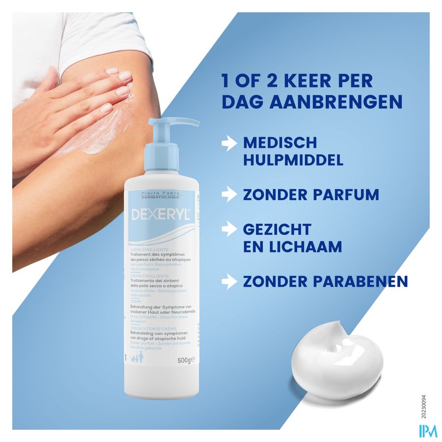 DEXERYL CREME EMOLLIENTE 500 G Peau très sèche à tendance atopique
