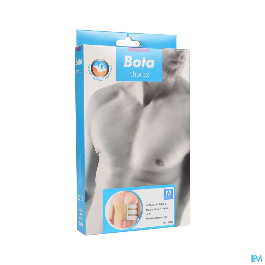 THORAX BOTA HOMME VELCRO - HAUTEUR 20 CM \  MEDIUM = 80/110CM