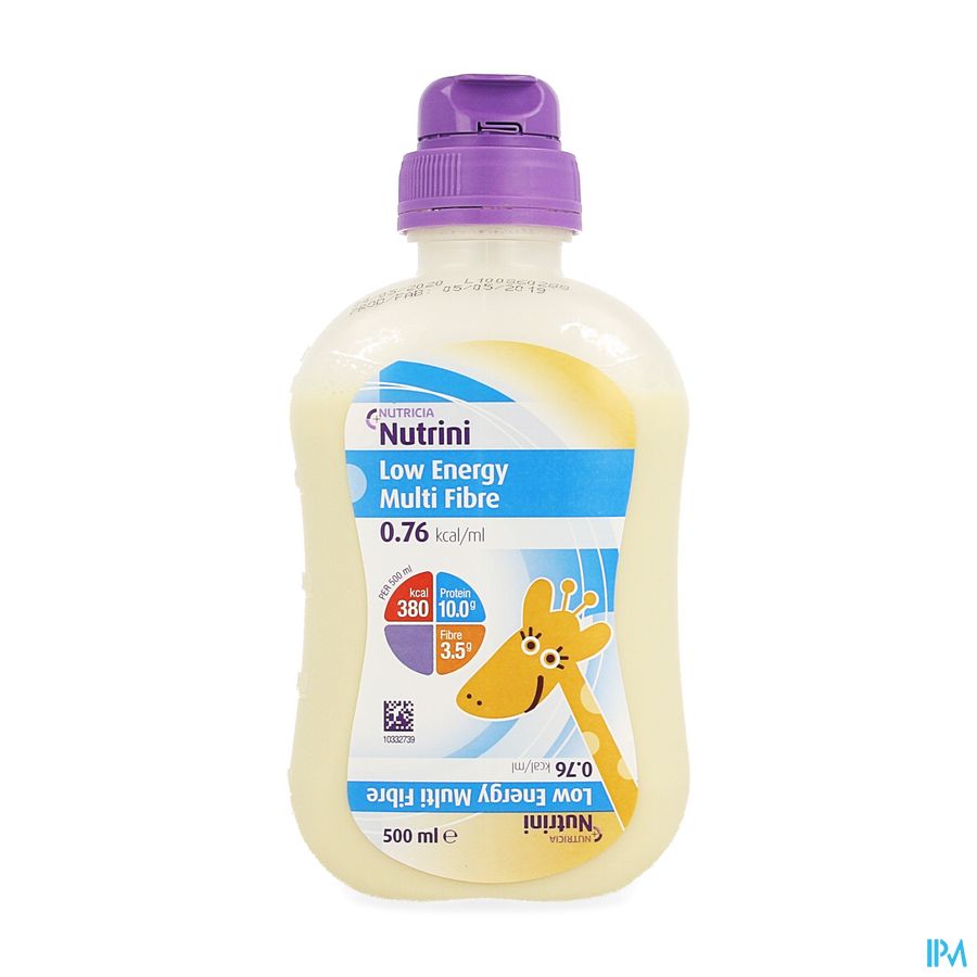 Nutrini Low Energy Multi Fibre Alimentation Par Sonde Bouteilles 500ml