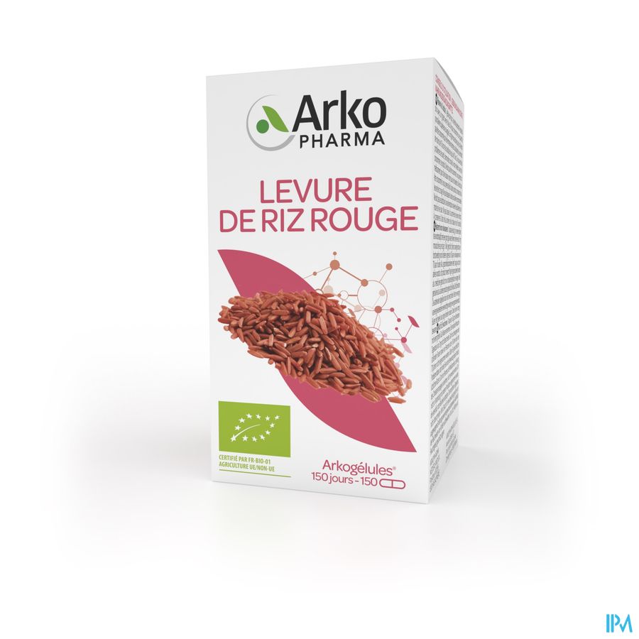 Arkogelules Levure Riz Rouge Bio Caps 150 Nf