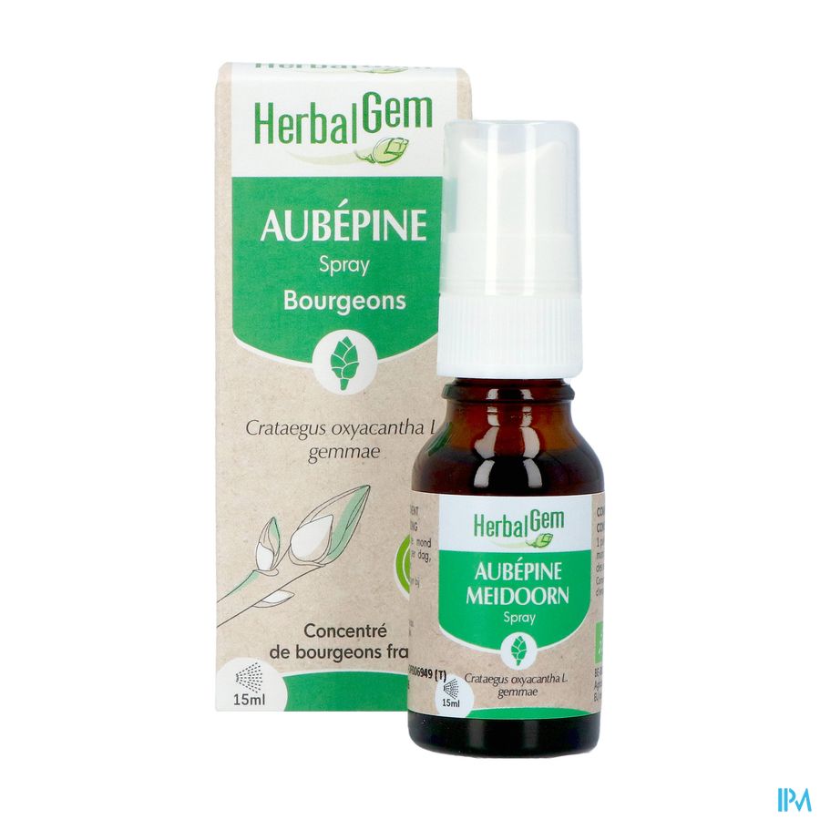 Herbalgem Aubepine Bio Spray 15ml