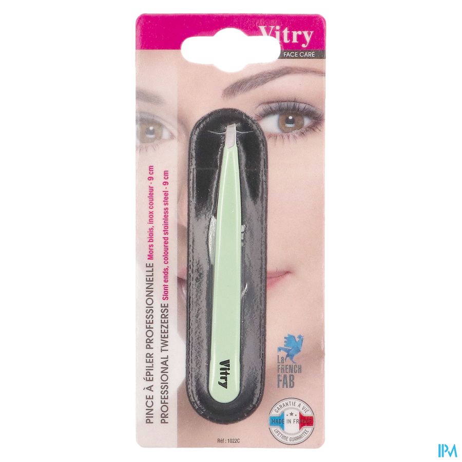 PINCE A EPILER PROF. MB INOX COULEUR