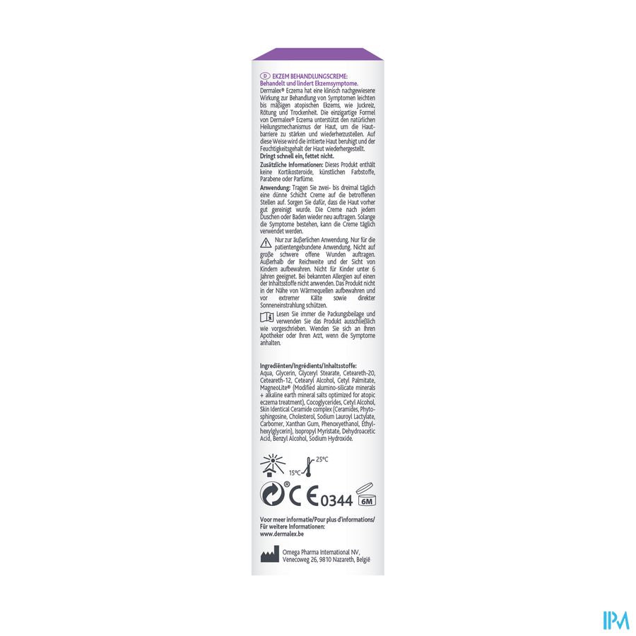 Dermalex® Eczema - Sans Cortisone - 30Gml- A Partir De 6 Ans