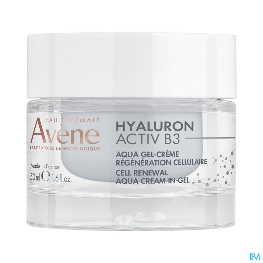 Eau Thermale Avène Aqua Gel-Crème régénération cellulaire - Soin Anti-âge visage HYALURON ACTIV B3