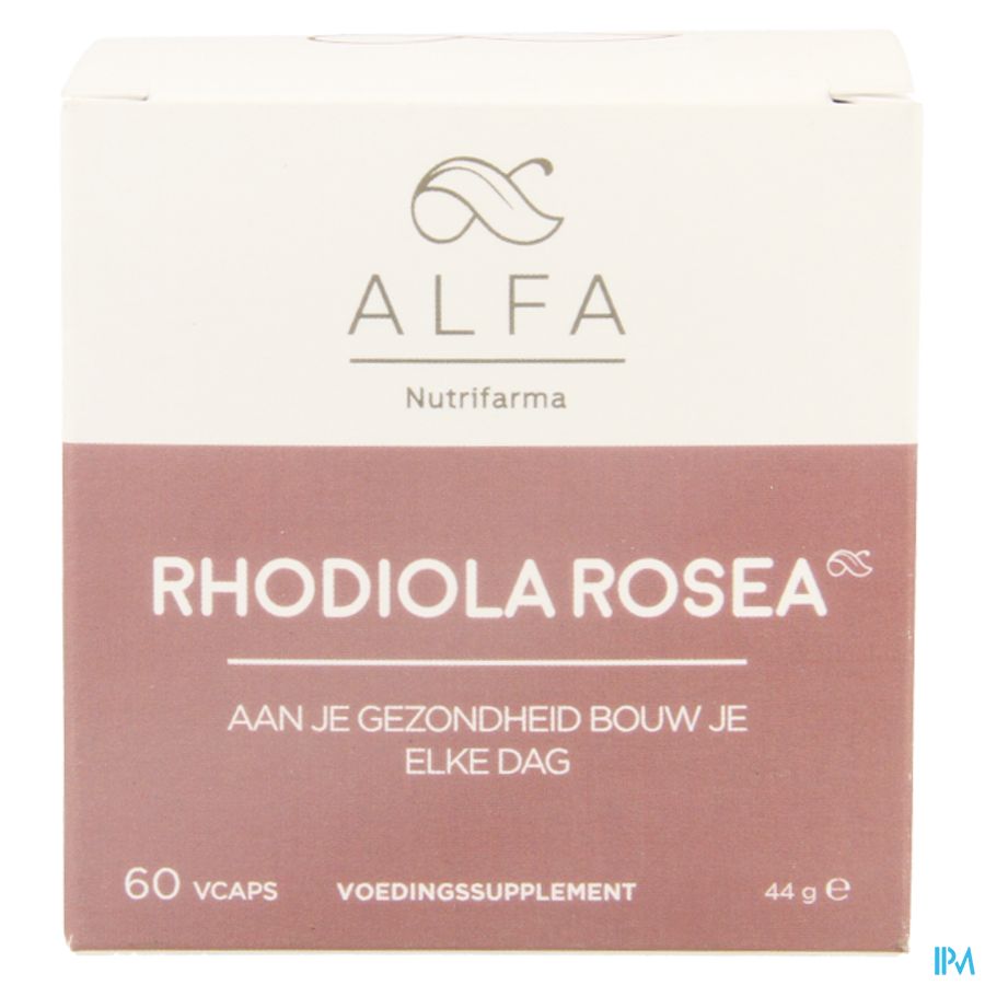 Alfa Rhodiola Rosea 500mg V-caps 60