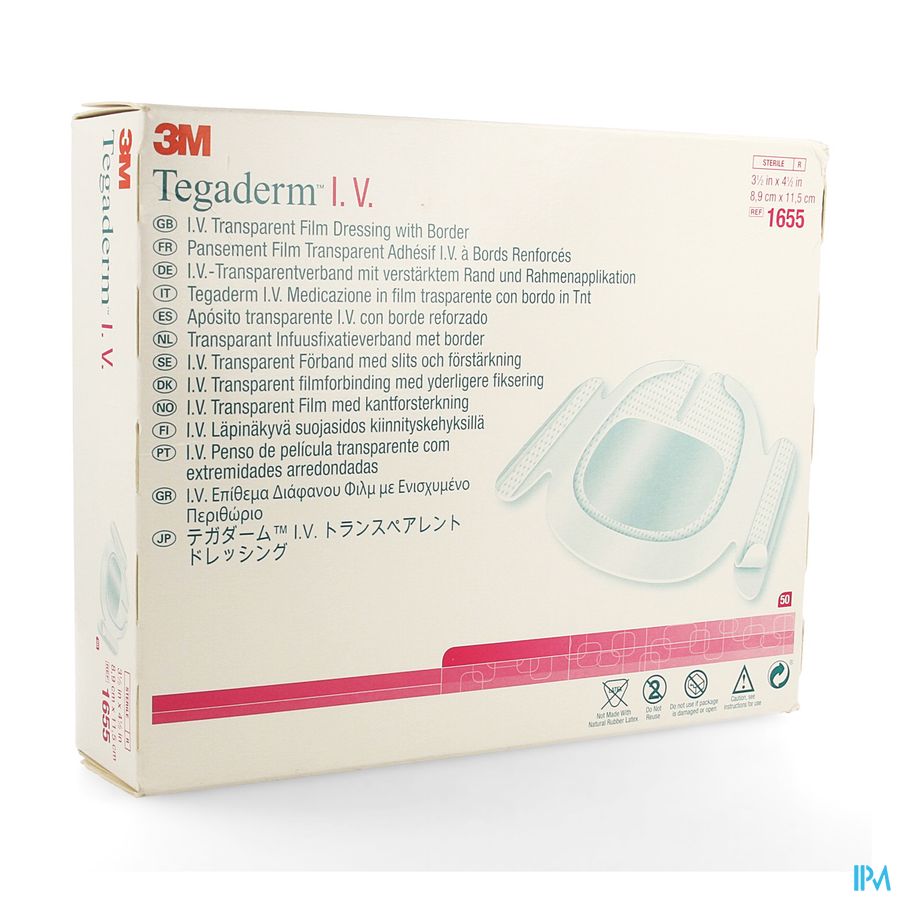 Tegaderm Iv Dressing 8,5x11,5cm 50 1655