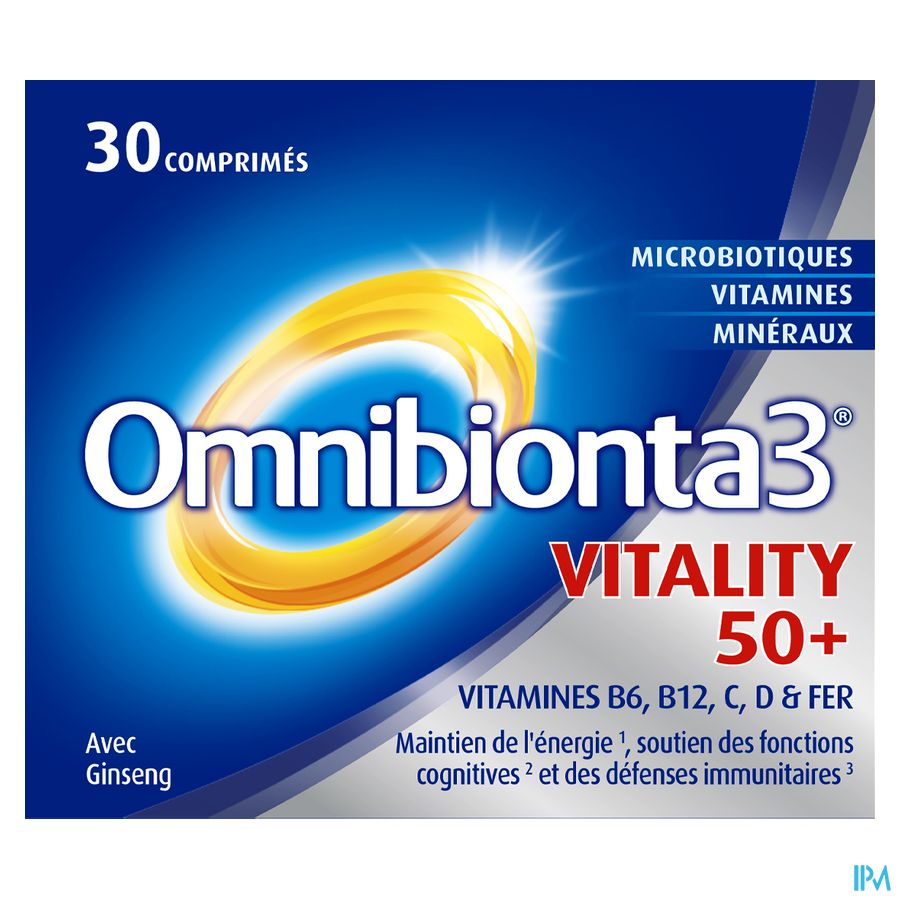 Omnibionta 3 Vitality 50+ Comp 30