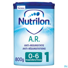 Nutrilon A.R. 1 Lait Nourrissons Anti-Régurgitations Bébé 0-6 Mois Poudre Boîte 800g