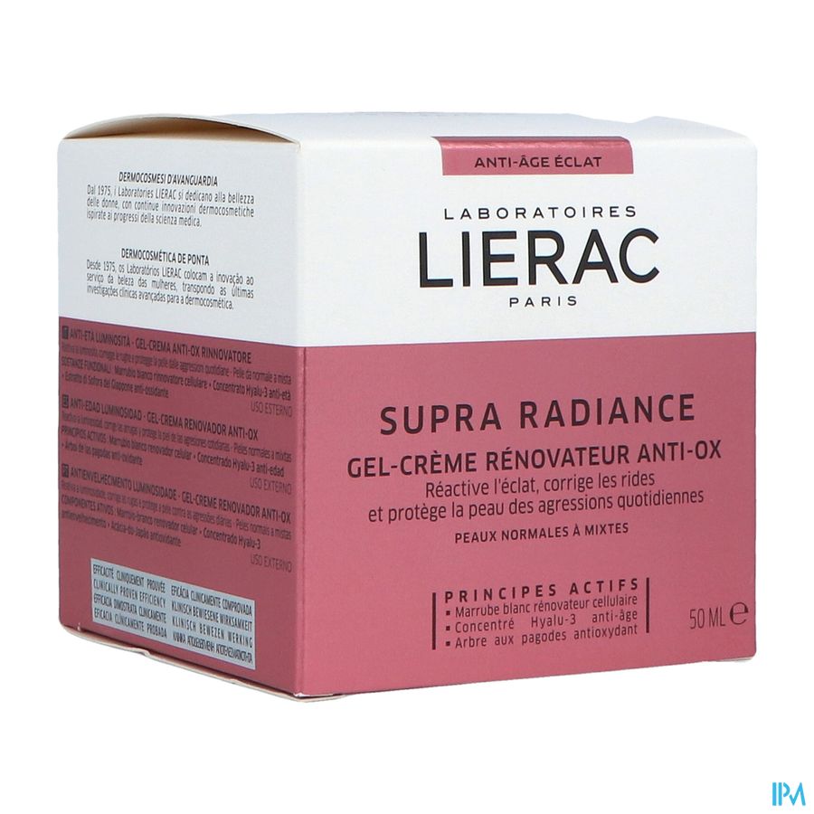 Lierac Supra Radiance Gel Pot 50ml