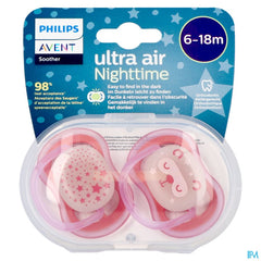 Philips Avent Sucette +6m Air Night Girls