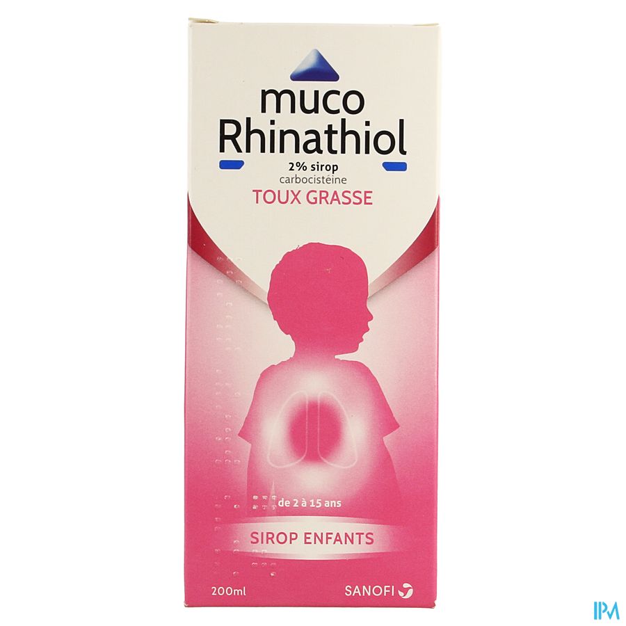 Muco Rhinathiol 200ml enfants - Toux grasse
