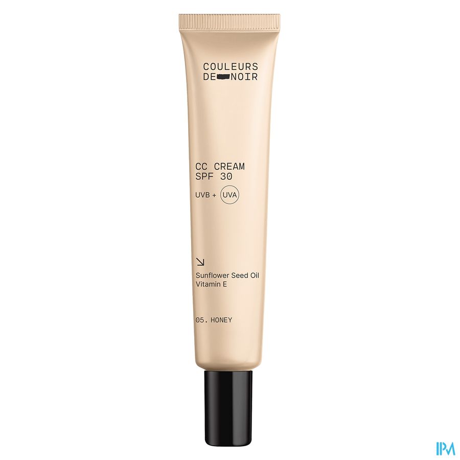 Couleurs De Noir Cc Cream Spf30 05 Honey 30ml