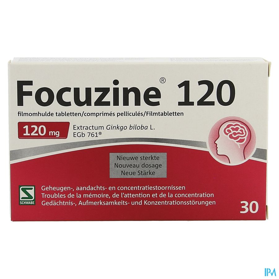 Focuzine® 120 mg 30 comprimés