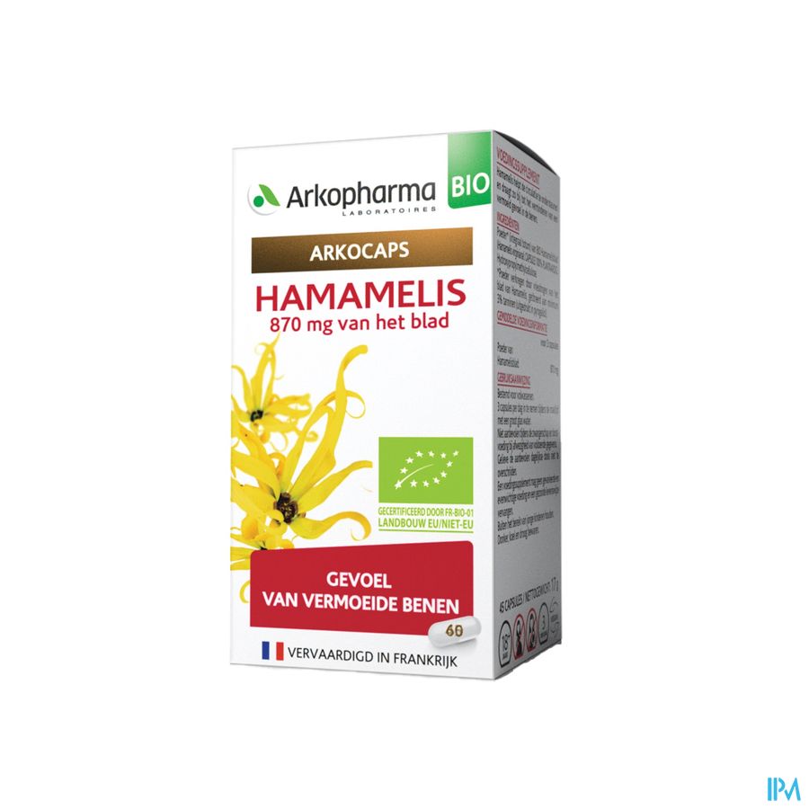 Arkogelules Hamamelis Bio Caps 45 Nf