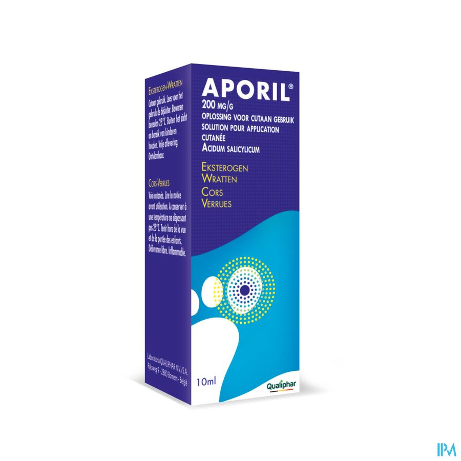 Aporil 10 ml solution contre verrues