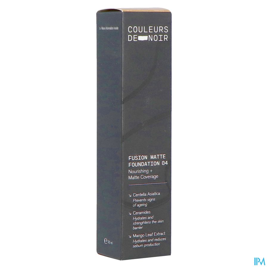 Couleurs De Noir Fus. Matte Fdt 04 B. Dore 30ml