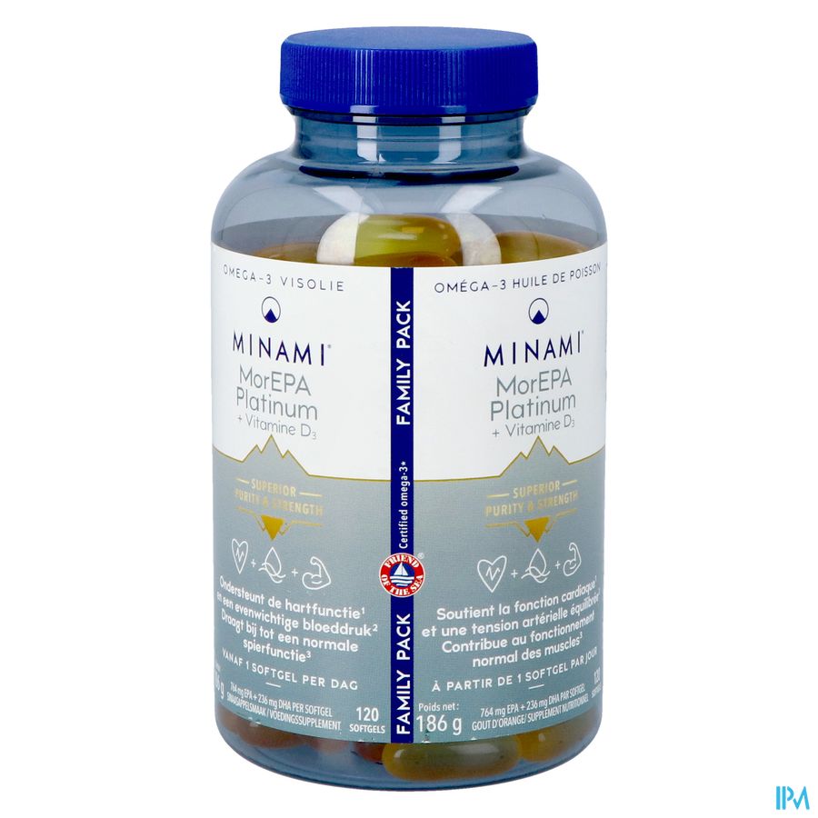 Minami Morepa Platinum Vitamine D3 Caps 120