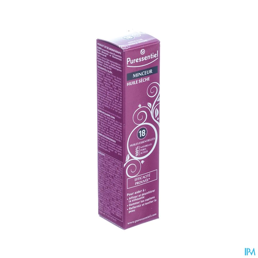 Puressentiel Minceur Huile Seche 18 Hle Ess 100ml