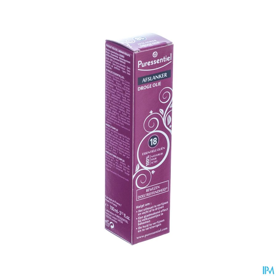 Puressentiel Minceur Huile Seche 18 Hle Ess 100ml
