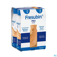 Fresubin Pro Drink Peche Abricot Fl 4x200ml
